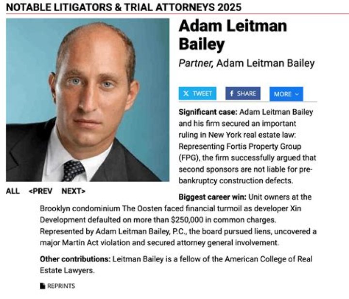 Adam Leitman Bailey (lawyer) Wiki,Age,Birthday,Biography,Height,Net Worth ..