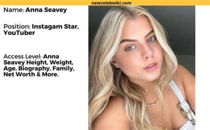 Anna Seavey (instagramstar) Wiki,Age,Birthday,Biography,Height,Net Worth ..