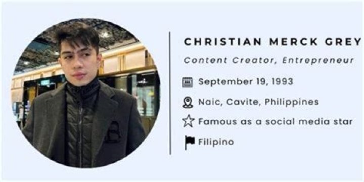 Christian Merck Grey - Biography, Age, Wiki, Facts and Family