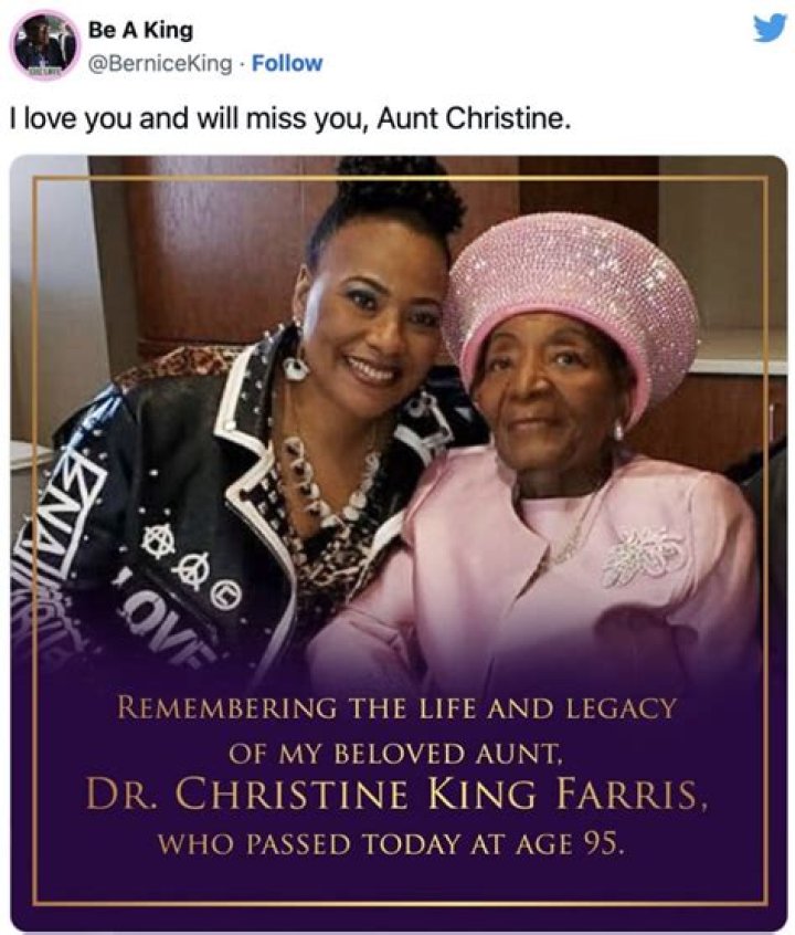Christine King Farris - Bio, Age, Wiki, Facts and Family