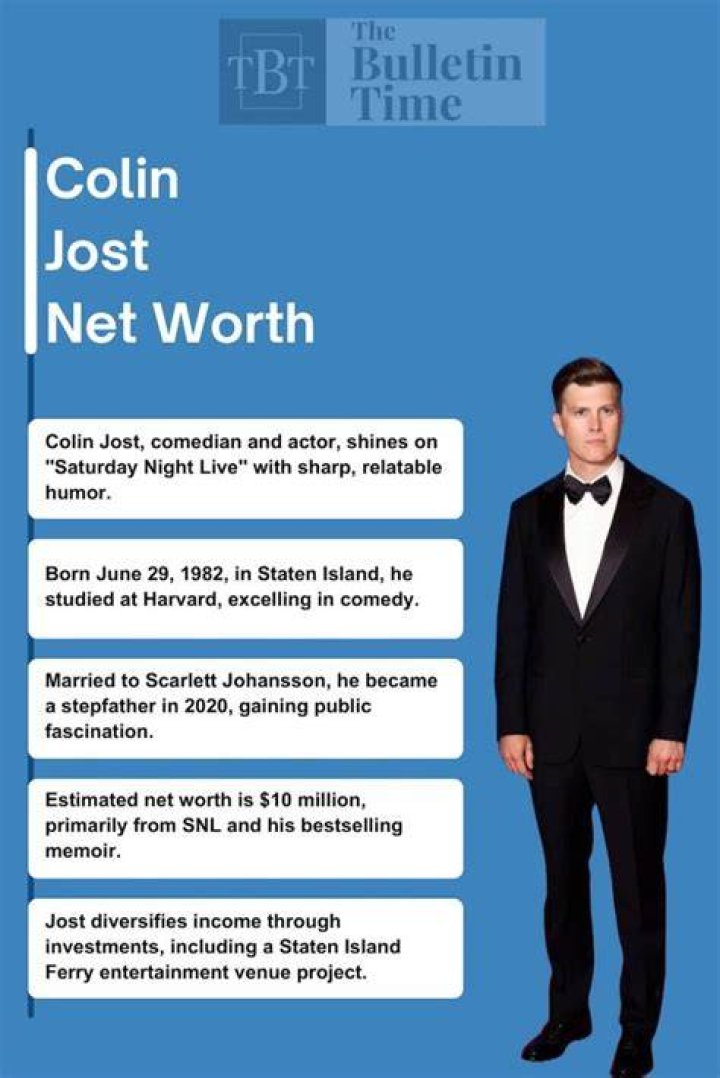 Colin Jost - Bio, Age, net worth, height, weight, Wiki, Facts and Family