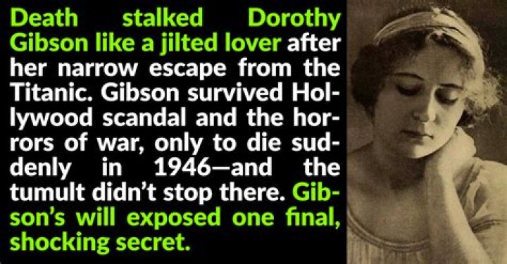 Dorothy Gibson - Bio, Age, Wiki, Facts and Family