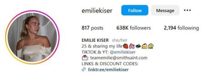 Emilie Kiser: TikTok Star Detailed Bio, Age, Birthday, & Height Insights and more
