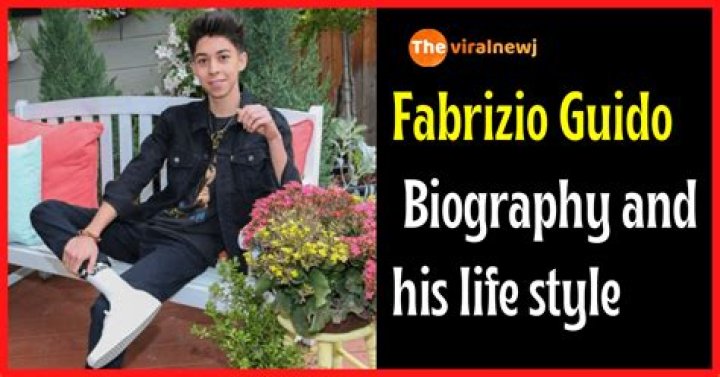 Fabrizio Zacharee Guido - Biography, Age, Wiki, Facts and Family