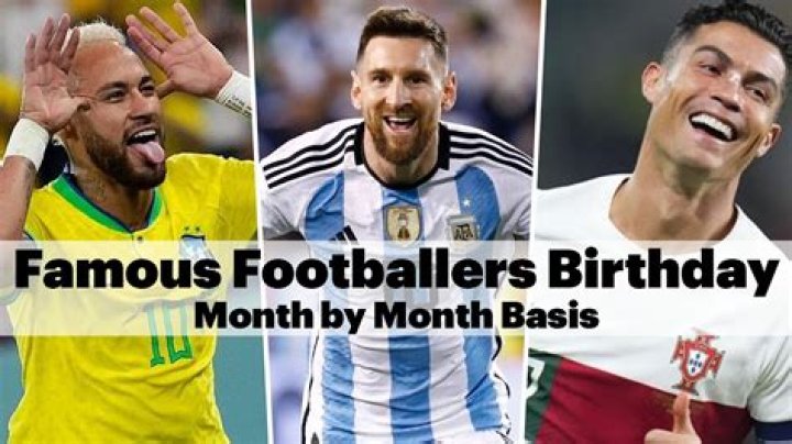 Famous Football Player Birthdays, Today, Celebrity Birthdays