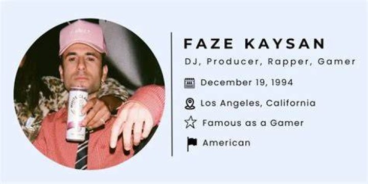 FaZe Kaysan - Bio, Age, Wiki, Facts and Family