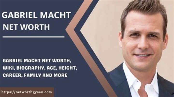 Gabriel Macht - Bio, Age, net worth, height, Wiki, Facts and Family