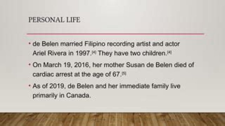 Gelli de Belen-Rivera - Bio, Age, Wiki, Facts and Family