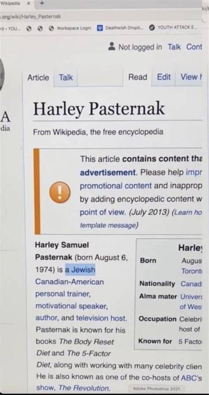 Harley Pasternak - Bio, Age, Wiki, Facts and Family