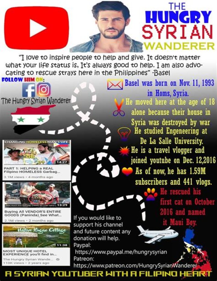 Hungry Syrian Wanderer (webvideostar) - Wikipedia, Age, Net Worth, Biography , Spotify, TikTok, Facebook, Facts and Family