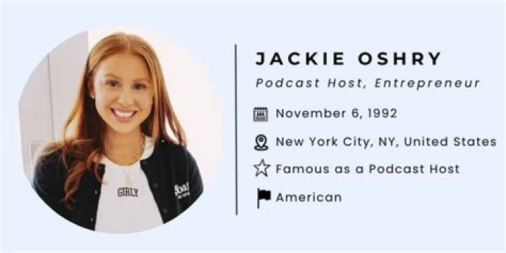 Jackie Oshry - Bio, Age, Wiki, Facts and Family