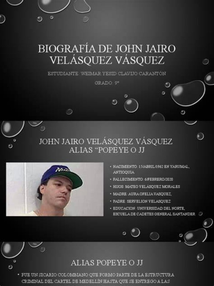 Jhon Jairo Velasquez - Bio, Age, Wiki, Facts and Family