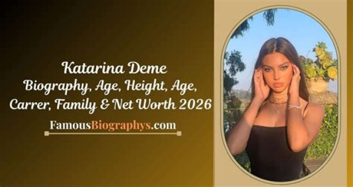 Katarina Demetriades - Bio, Age, Wiki, Facts and Family
