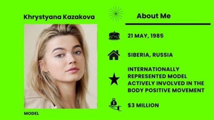 Khrystyana Kazakova - Bio, Age, Wiki, Facts and Family