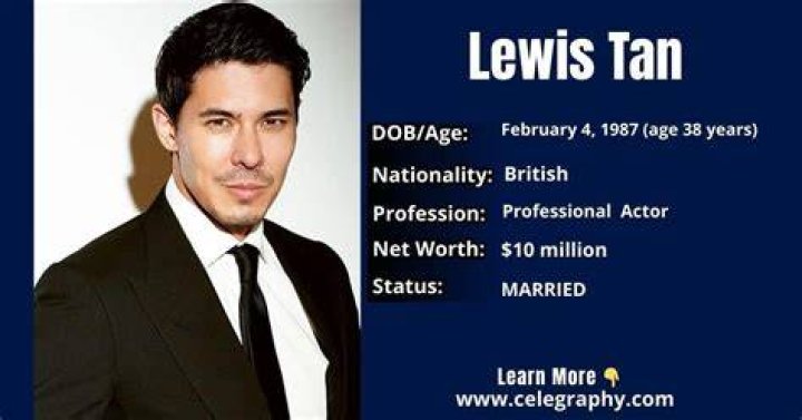 Lewis Tan - Bio, Age, siblings, height, Wiki, Facts and Family