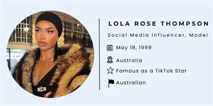 Lola Rose Thompson: TikTok Star Detailed Bio, Age, Birthday, & Height Insights and more