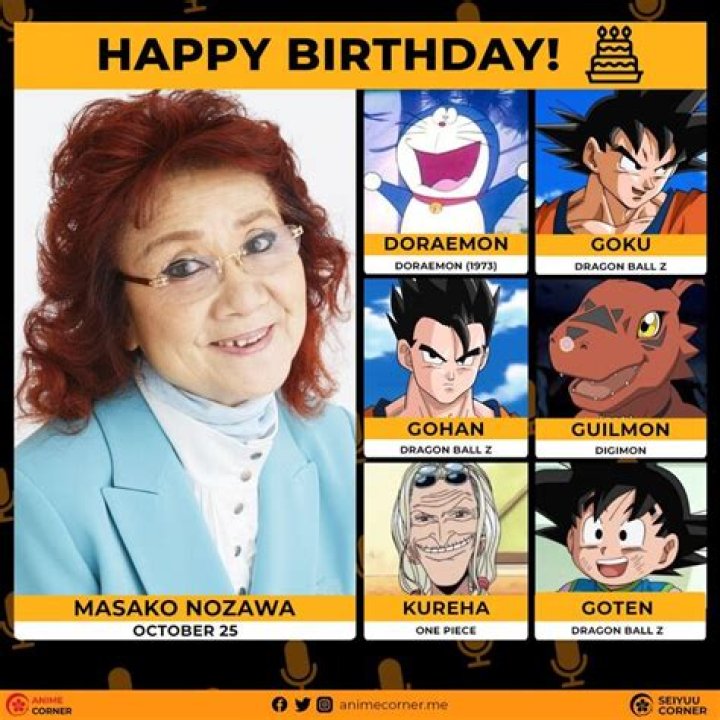 Masako Nozawa - Bio, Age, Wiki, Facts and Family