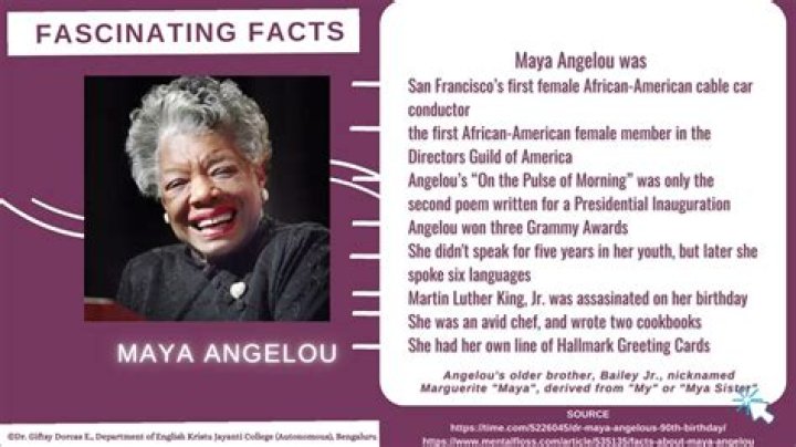 Maya Angelou - Bio, Age, Wiki, Facts and Family