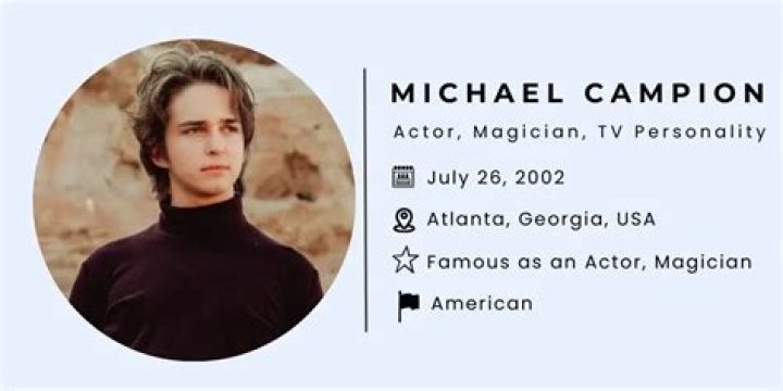 Michael Campion - Bio, Age, weight, height, Wiki, Facts and Family