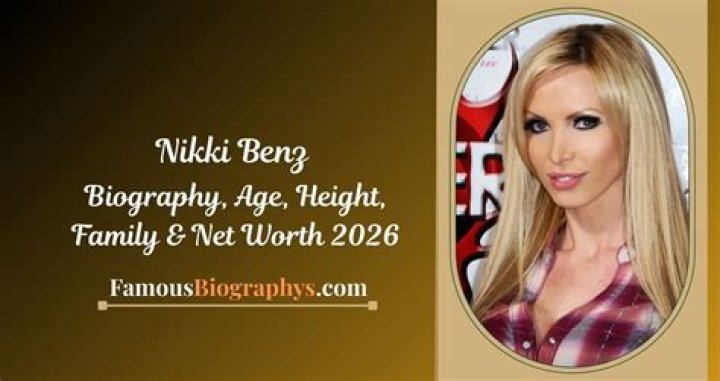 Nikki Benz - Bio, Age, Wiki, Facts and Family