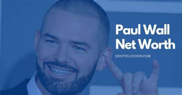 Paul Wall - Bio, Age, net worth, weight, height, Wiki, Facts and Family