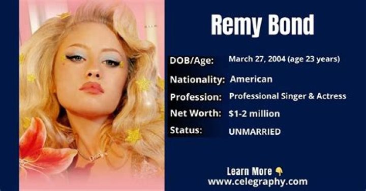 Remy Bond - Bio, Age, Wiki, Facts and Family