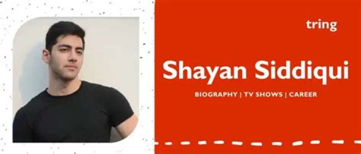 Shayan Siddiqui - Bio, Age, Wiki, Facts and Family