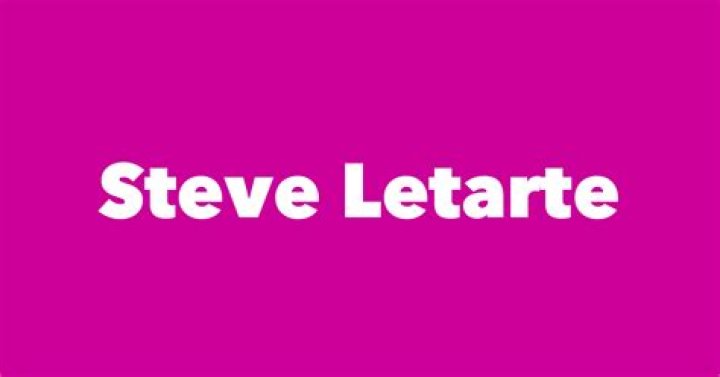 Steve Letarte - Bio, Age, height, Wiki, Facts and Family