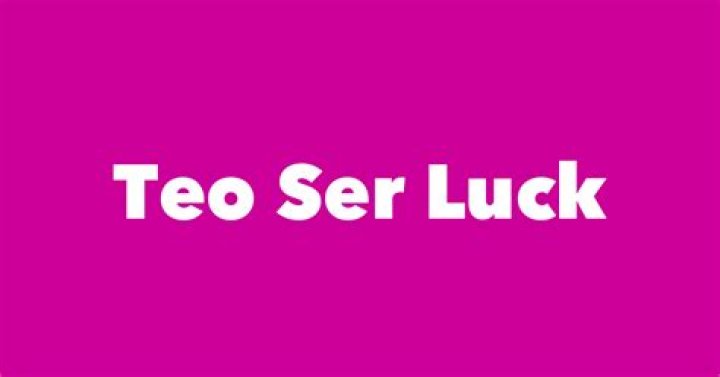 Teo Ser Luck - Bio, Age, siblings, Wiki, Facts and Family