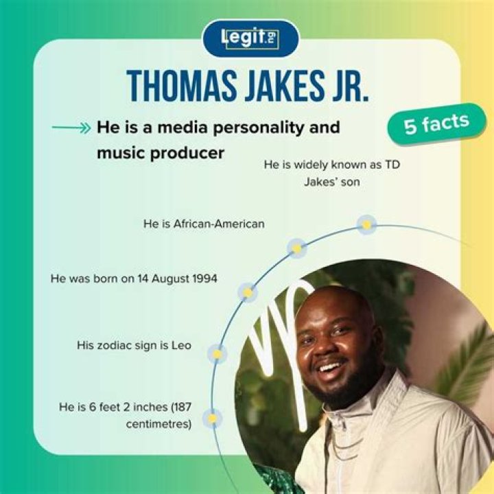 Thomas Dexter Jakes Jr. - Bio, Age, Wiki, Facts and Family
