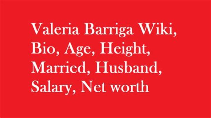 Valeria Aguirre Barriga - Bio, Age, Wiki, Facts and Family