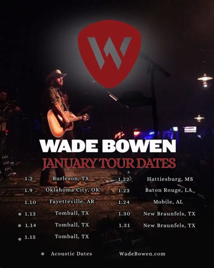 Wade Bowen (singer) - Wikipedia, Age, Net Worth, Biography , Spotify, TikTok, Facebook, Facts and Family