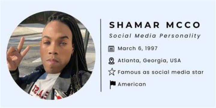 Who is Shamar Mcco ? Wikipedia,Age,Height,Weight,Real Name,Net Worth